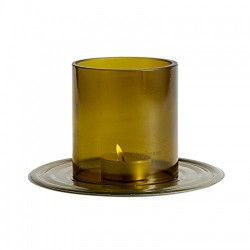 Grüner Kerzenhalter "Sol"