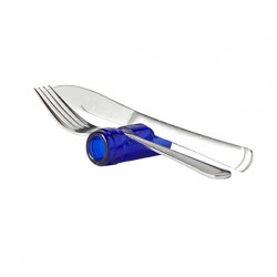 Bandeja para cubiertos azul...
